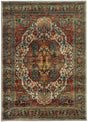 Oriental Weavers Sphinx Sedona 6382B Red / Multi Rugs.