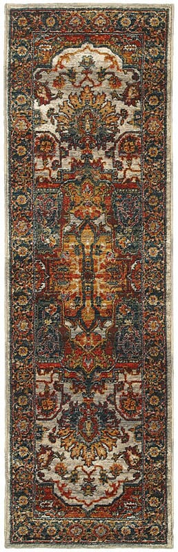 Oriental Weavers Sphinx Sedona 6382B Red / Multi Rugs.