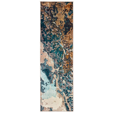 Oriental Weavers Sphinx Sedona 9490B Blue / Gold Rugs.