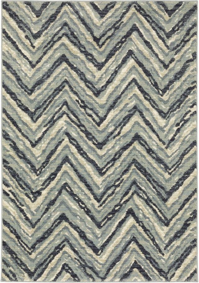 Oriental Weavers Sphinx Seneca Se03A Blue/ Ivory Rugs.