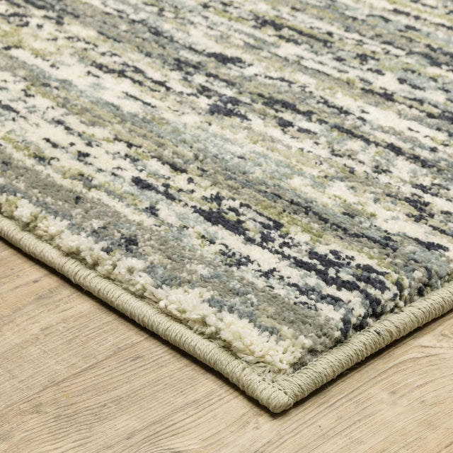 Oriental Weavers Sphinx Seneca Se04A Blue/ Green Rugs.