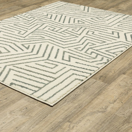 Oriental Weavers Sphinx Seneca Se08A Beige/ Grey Rugs.