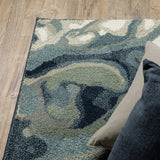 Oriental Weavers Sphinx Seneca Se10A Blue/ Green Rugs.
