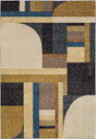 Oriental Weavers Sphinx Strada Str01 Gold/ Blue Rugs.