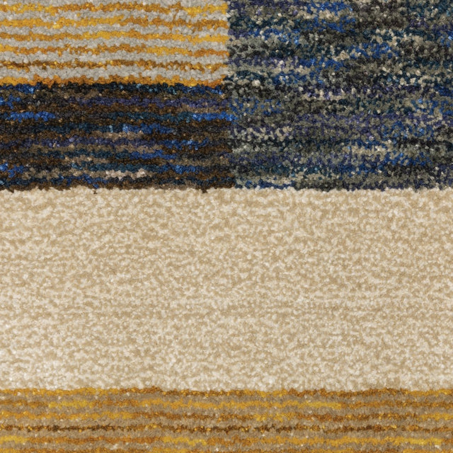 Oriental Weavers Sphinx Strada Str01 Gold/ Blue Rugs.