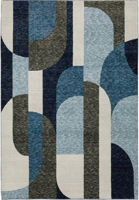 Oriental Weavers Sphinx Strada Str03 Blue/ Grey Rugs.