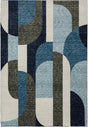 Oriental Weavers Sphinx Strada Str03 Blue/ Grey Rugs.