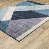 Oriental Weavers Sphinx Strada Str08 Blue/ Purple Rugs.