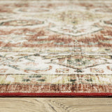 Oriental Weavers Sphinx Sumter Sum01 Red/ Ivory Rug.
