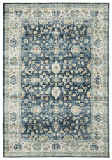 Oriental Weavers Sphinx Sumter Sum02 Blue/ Ivory Rug.