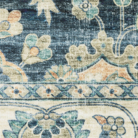 Oriental Weavers Sphinx Sumter Sum02 Blue/ Ivory Rug.