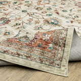 Oriental Weavers Sphinx Sumter Sum03 Ivory/ Rust Rug.