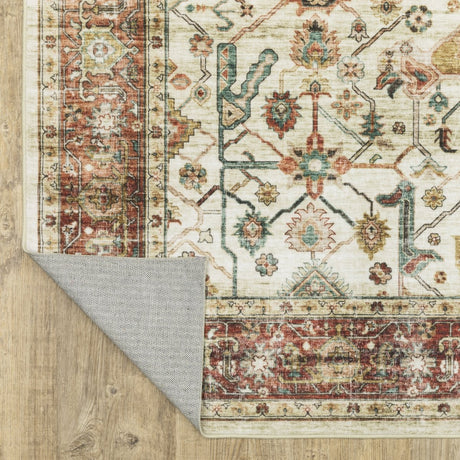 Oriental Weavers Sphinx Sumter Sum05 Ivory/ Red Rug.