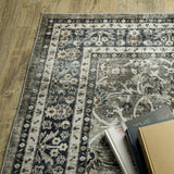 Oriental Weavers Sphinx Sumter Sum06 Grey/ Blue Rug.