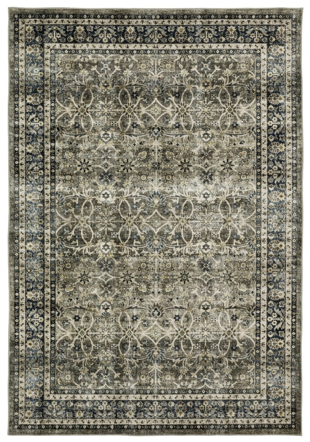 Oriental Weavers Sphinx Sumter Sum06 Grey/ Blue Rug.