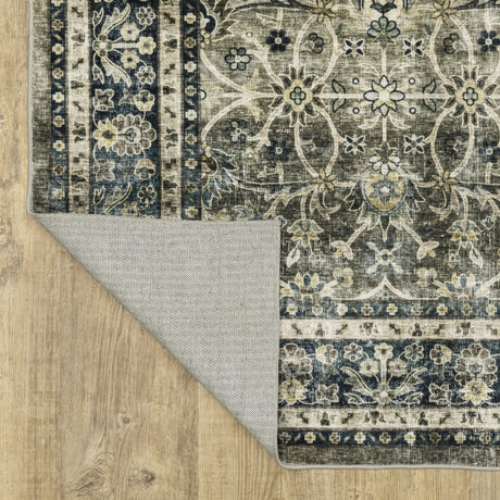 Oriental Weavers Sphinx Sumter Sum06 Grey/ Blue Rug.