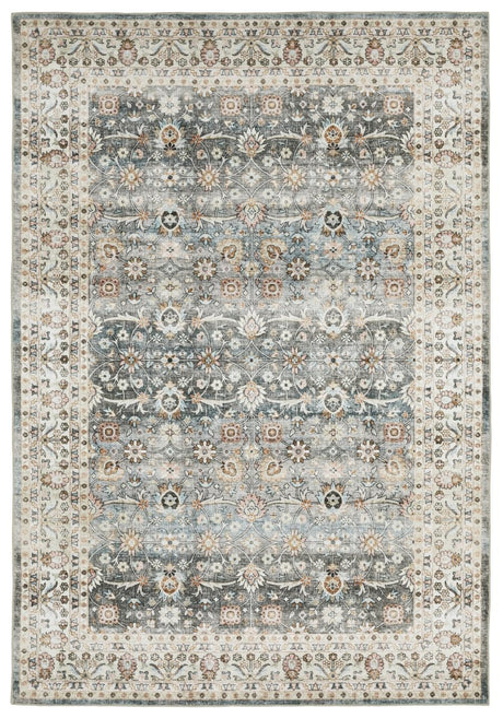 Oriental Weavers Sphinx Sumter Sum07 Grey/ Ivory Rug.
