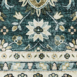 Oriental Weavers Sphinx Sumter Sum08 Teal/ Ivory Rug.
