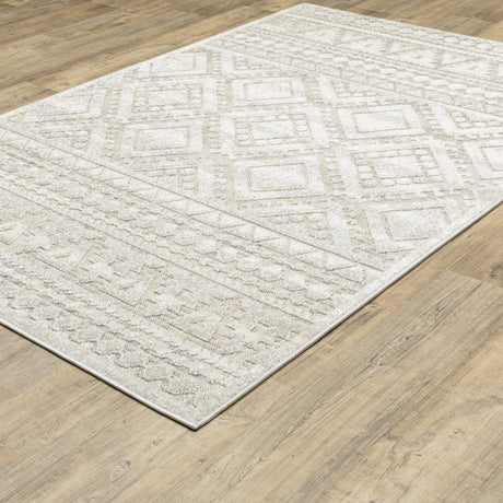 Oriental Weavers Sphinx Tangier Tan01 Beige/ Ivory Rug.