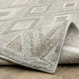 Oriental Weavers Sphinx Tangier Tan02 Beige/ Grey Rug.