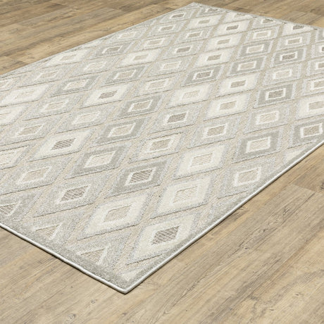 Oriental Weavers Sphinx Tangier Tan02 Beige/ Grey Rug.