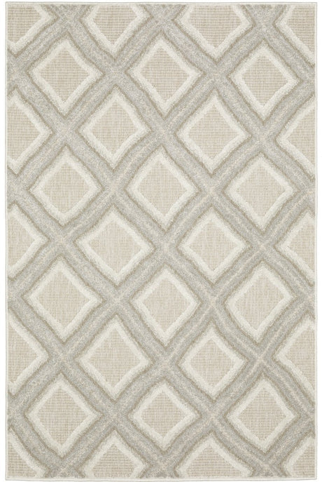 Oriental Weavers Sphinx Tangier Tan04 Grey/ Beige Rug.