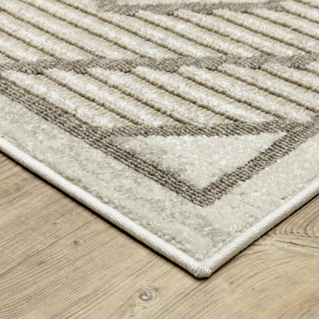 Oriental Weavers Sphinx Tangier Tan05 Beige/ Brown Rug.