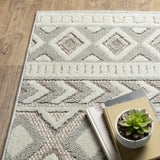 Oriental Weavers Sphinx Tangier Tan06 Grey/ Beige Rug.
