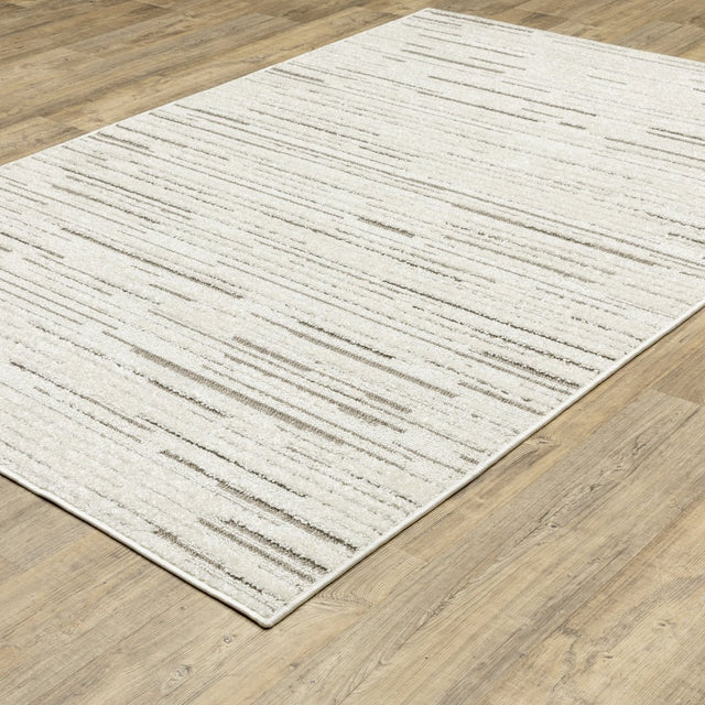 Oriental Weavers Sphinx Tangier Tan07 Ivory/ Brown Rug.