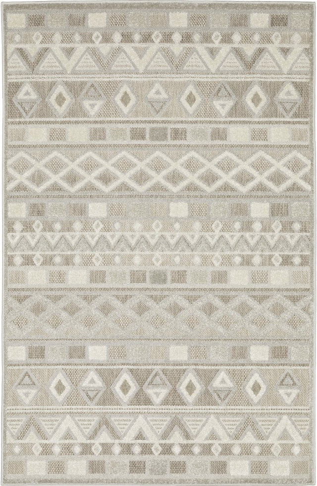 Oriental Weavers Sphinx Tangier Tan09 Beige/ Grey Rug.