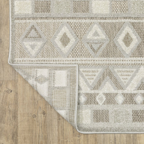 Oriental Weavers Sphinx Tangier Tan09 Beige/ Grey Rug.