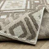 Oriental Weavers Sphinx Tangier Tan10 Brown/ Beige Rug.