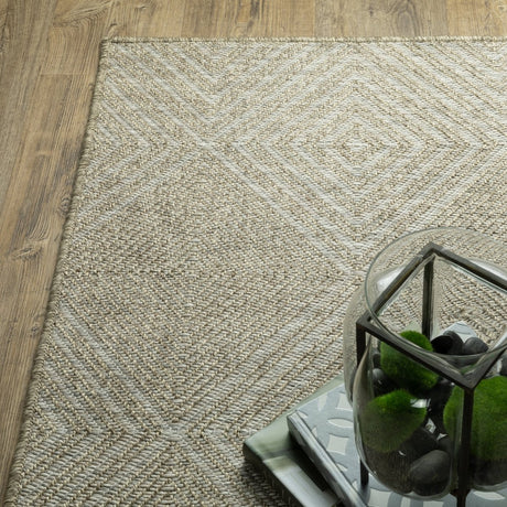 Oriental Weavers Sphinx Tortuga Tr05A Beige/ Beige Rug.