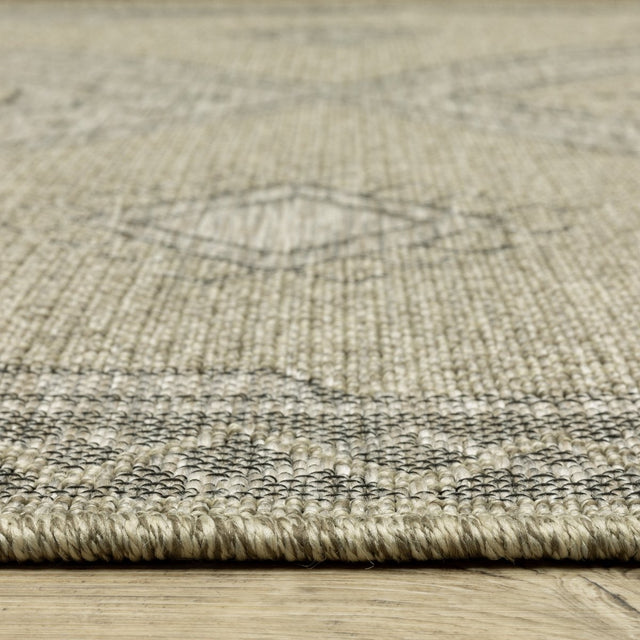 Oriental Weavers Sphinx Tortuga Tr08A Beige/ Black Rug.