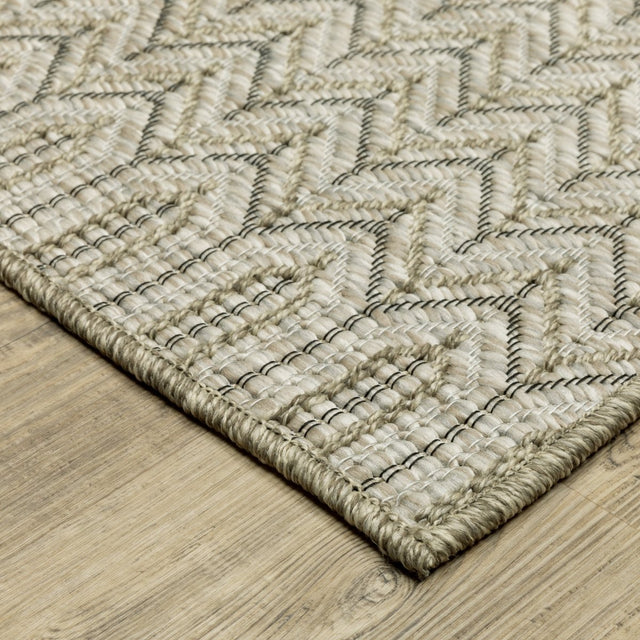 Oriental Weavers Sphinx Tortuga Tr09A Beige/ Black Rug.