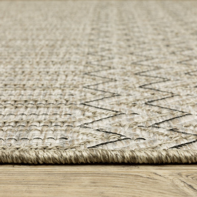 Oriental Weavers Sphinx Tortuga Tr09A Beige/ Black Rug.