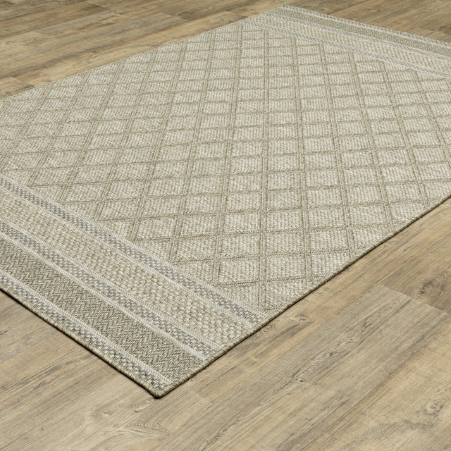 Oriental Weavers Sphinx Tortuga Tr10A Beige/ Black Rug.