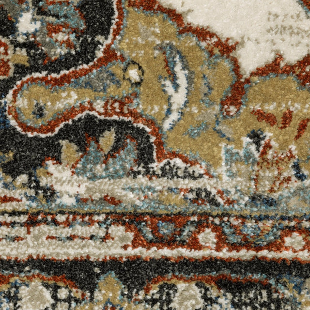 Oriental Weavers Sphinx Venice 054X8 Beige/ Blue Rugs.
