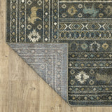 Oriental Weavers Sphinx Venice 095E8 Blue/ Gold Rug.