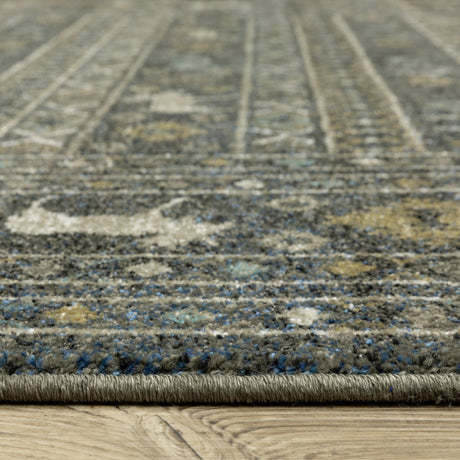 Oriental Weavers Sphinx Venice 095E8 Blue/ Gold Rug.