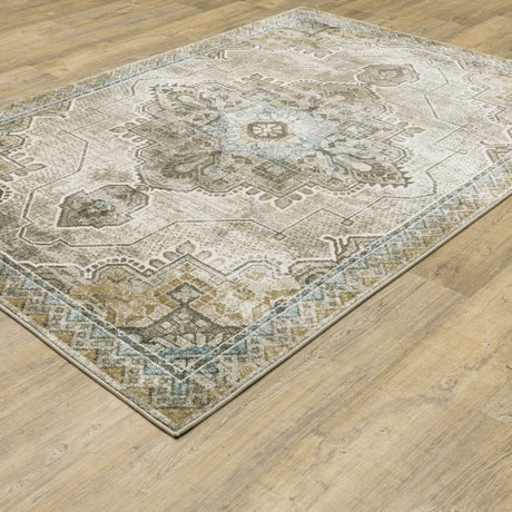 Oriental Weavers Sphinx Venice 1104W Grey/ Blue Rugs.