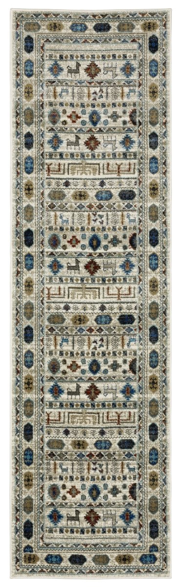 Oriental Weavers Sphinx Venice 248W8 Ivory/ Multi Rug.