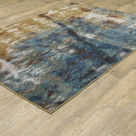 Oriental Weavers Sphinx Venice 8123X Blue/ Gold Rugs.