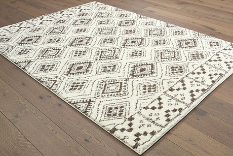 Oriental Weavers Sphinx Verona 1330W Ivory / Brown Rugs.