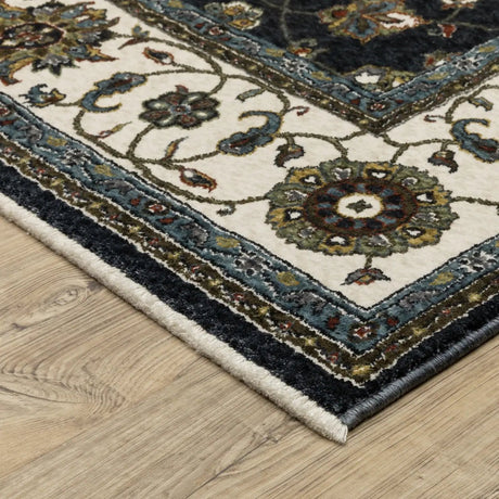 Oriental Weavers Sphinx Vivian VI03A Ivory Rugs - corner detail
