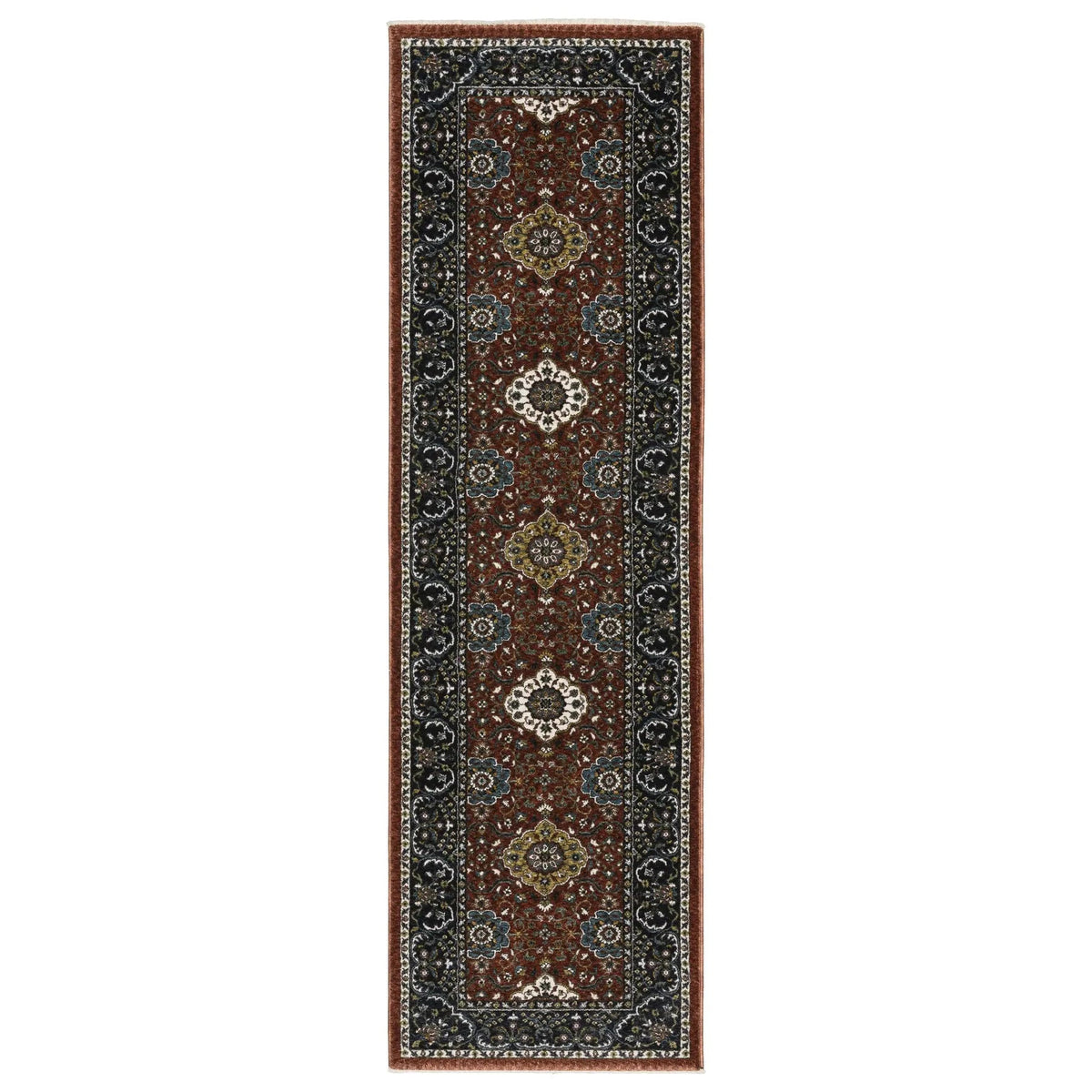 Oriental Weavers Sphinx Vivian VI04B Navy Rugs - runner