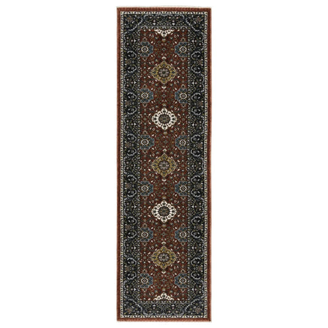 Oriental Weavers Sphinx Vivian VI04B Navy Rugs - runner