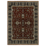 Oriental Weavers Sphinx Vivian VI05X Navy Rugs - main flat