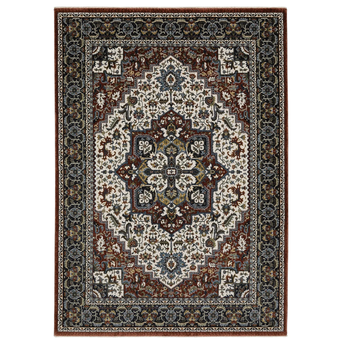 Oriental Weavers Sphinx Vivian VI06A Multi Rugs - main flat