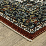 Oriental Weavers Sphinx Vivian VI06A Multi Rugs - corner detail